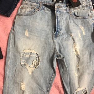 Women boyfriend jeans